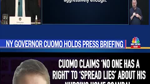 CUOMO CLAIMS 'NO ONE HAS A RIGHT' TO 'SPREAD LIES' ABOUT HIS NURSING HOME SCANDAL!