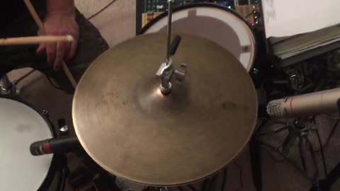 15" Vintage Zildjian Quick Beat Hi Hat Cymbals