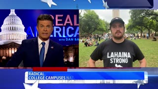 REAL AMERICA -- Dan Ball W/ Nick Sortor, Pro-Hamas Protests Erupt Across U.S., 4/25/24