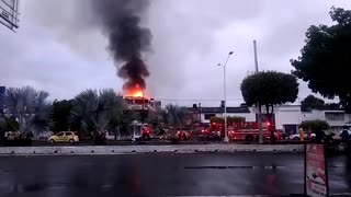 Video del incendio en Barranca