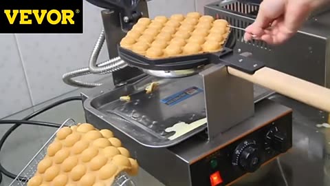 VEVOR Egg Bubble Electric Waffle Maker