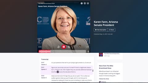 Arizona Senator Fann on the "Findings" Letter