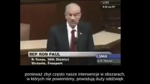 W 2009 r. republikanin Ron Paul powiedział że Izrael popierał Hamas i założył go