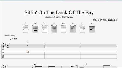 How To Play Dock Of The Bay On Guitar