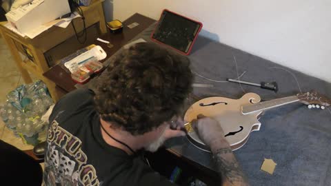 DIY mandolin Project part one No narration