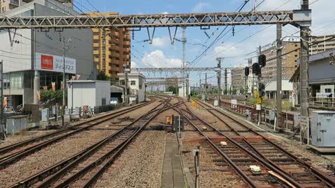 Odakyu Line in Fujisawa
