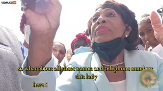 Maxine Waters Tells Homeless People to Go Home