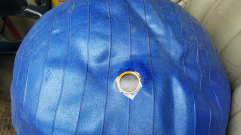 Big blue ball repair