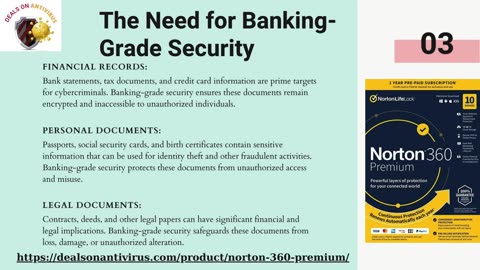 Banking-Grade Security with Norton 360 Premium Protect Your Doucments