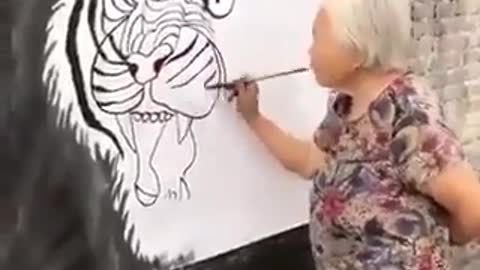 tiger painting (Wait for it!)