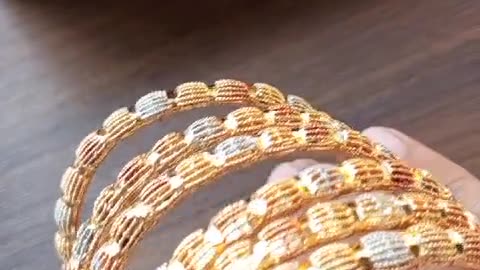 Rs 1350/two tone bangles size 2;4 /2;6/2;8