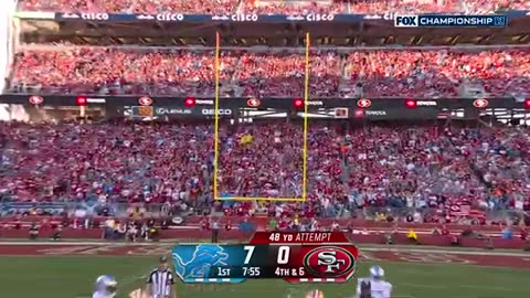 Detroit Lions vs. San Francisco 49ers Game Highlights|2023 NFC Championship.