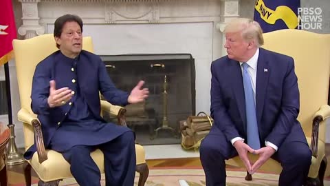 Trump meets Pakistani prime minister Imran khan