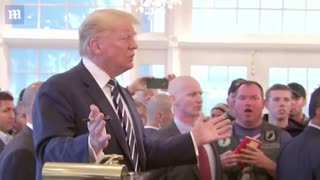 Trump Asks Bikers For Trump If They Trust The Media