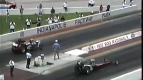 Pure Hell in Top Fuel at INDY GoodGuys Hot Rod Drags 1996