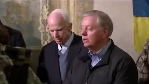 Lindsey Graham & John McCain in Ukraine