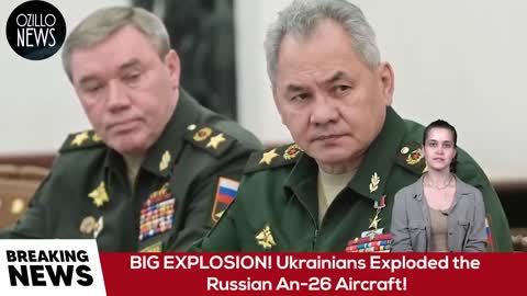 BIG EXPLOSION! Ukrainians Exploded the Russian An 26 Aircraft!