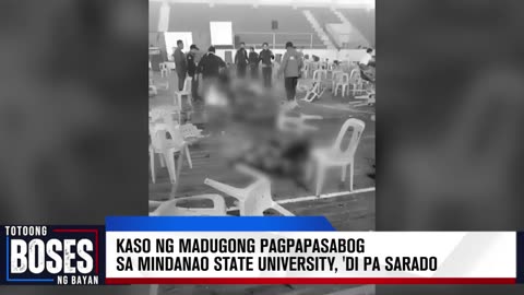 Kaso ng madugong pagpapasabog sa Mindanao State University, 'di pa sarado