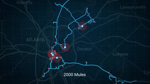2000 Mules - A Visualization Of The Data