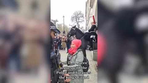 Karen Provoking A Royal Guard