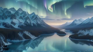 Ambient Beautiful Music - The Gift | (AI) Alaska Aurora Reflection
