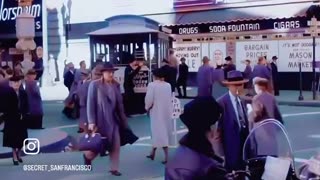 San Francisco in the 1950s. What do you notice?