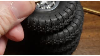 SCX24 Injora Wheels, Adding Hex Weights