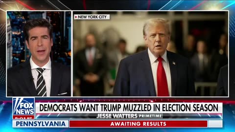 Democrats Still Haven't Named Trump's Crime, Want Him Fined For Talking - Jesse Watters
