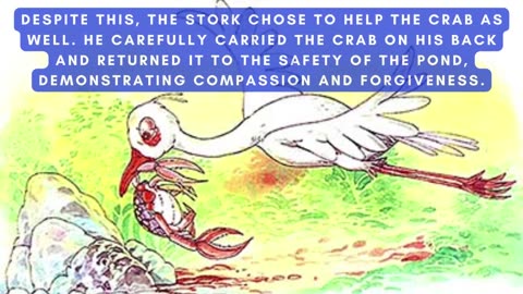 The Stork Story in english | moral story | stories | story for kids