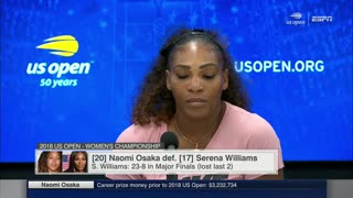 Serena Williams complains of sexism