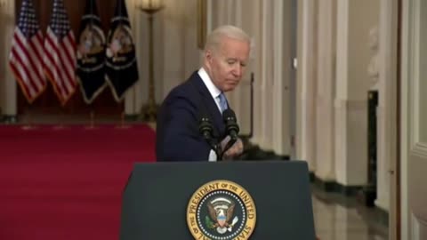 Biden Turns His Back And Ignores Reporters After Afghanistan Withdrawal Speech