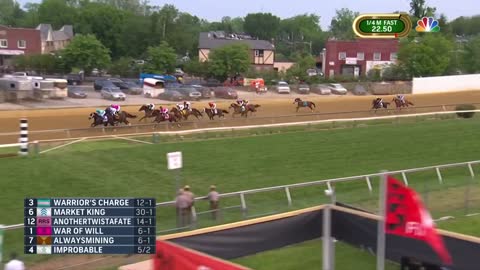 Preakness Stakes 2019 (FULL RACE), jockey John Velazquez thrown from horse | NBC Sports