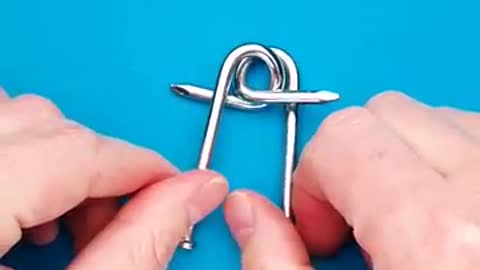 Life hacks, removing cross nails from each other