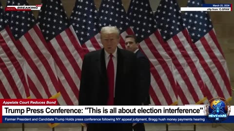 Trump Press Conference: "This is all about election interference" - part 1