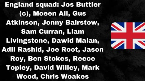 World cup 2023 England squad announced