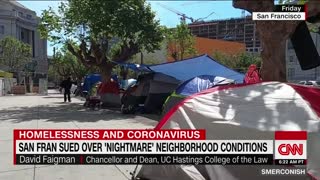 San Francisco being sued over homeless conditions