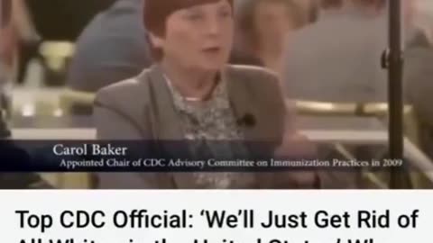 CDC WANTS TO KILL ALL VACCINE HESITANT PEOPLE AND WHITES ARE AT THE TOP