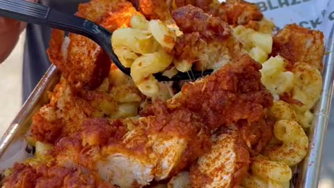 Macaroni… with the chicken strips