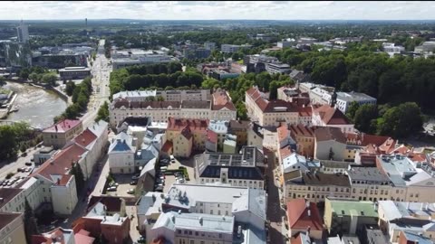 Beautiful Estonia Tartu (Cinematic Drone Video)