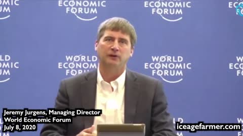 Jeremy Jurgens WEF evil 😈 The Great Reset is coming World Economic Forum