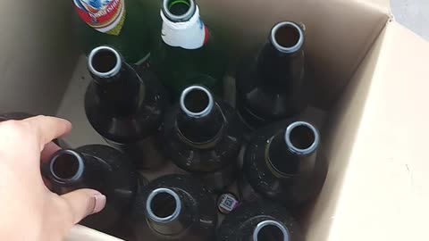 Beer bottle caught by my mom