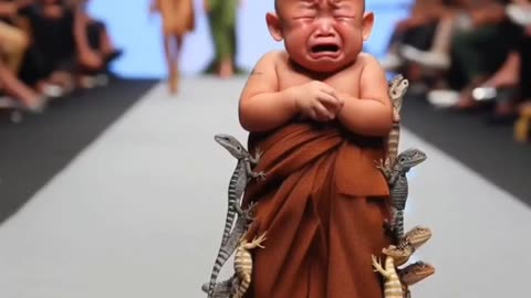 Little monk so cute viral video