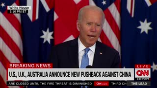 Biden Speaks About New AUKUS Partnership