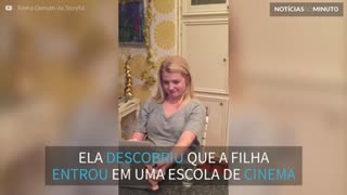 Mãe fica feliz por filha entrar na NYU Film School