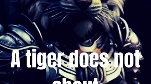 Motivation: How a tiger lives 🐅
