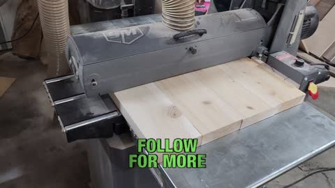 SuperMax 25-50 Drum Sander Doing It's Thing