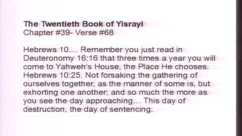 House of Yahweh Sabbath Services 6/8/2024