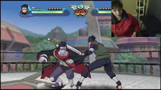 Asuma VS Kisame In A Naruto Shippuden Clash of Ninja Revolution 3 Battle With Live Commentary