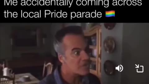 Me accidentally coming across the local Pride parade