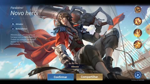 Novo jogo Honor of kings.